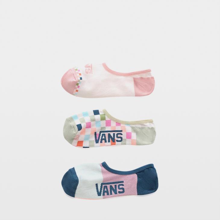 Vans Invisibles Check Yes Cannodle - Calcetines pack de 3