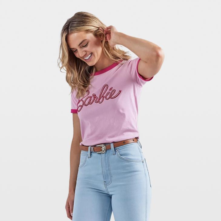 Wrangler x Barbie Logo - Camiseta