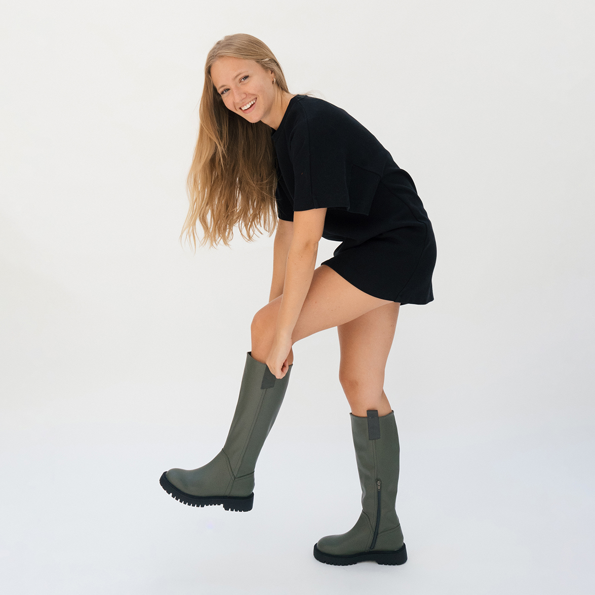 Gummy Boots - Botas verdes engomadas | Ulanka